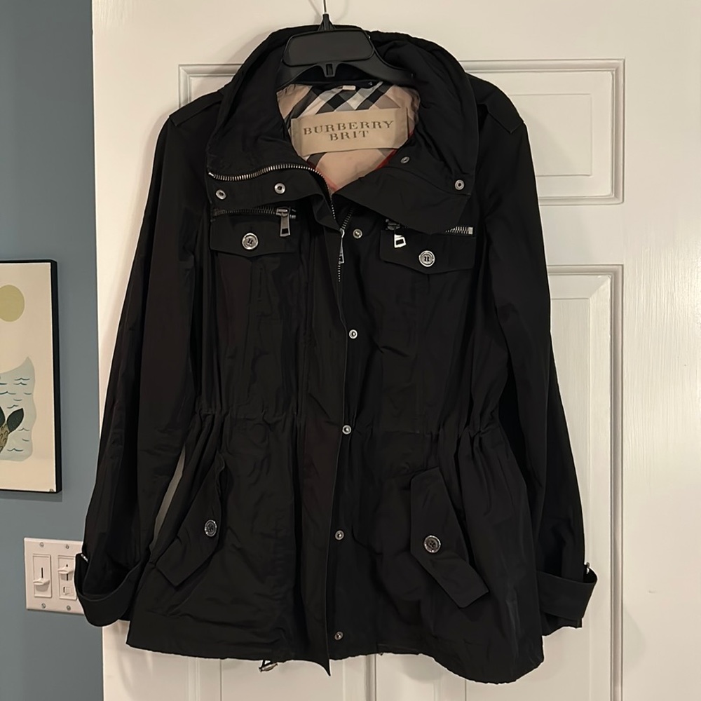 Burberry Brit windbreaker w/ hood